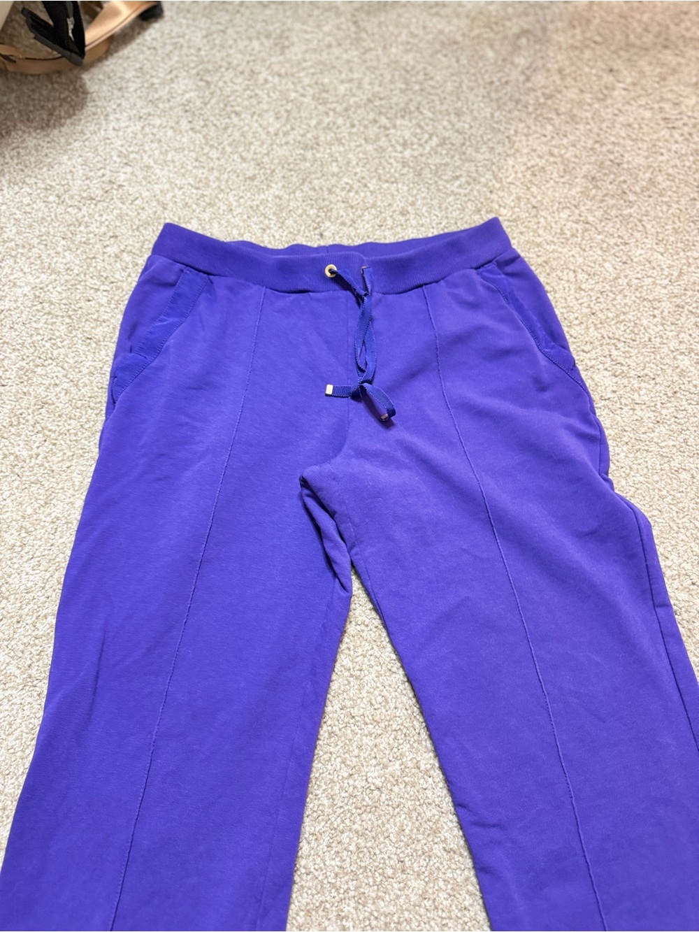 Escada Purple Drawstring Joggers